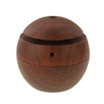 LM-X1 USB Rechargeable Wood Texture 3W Ultrasonic Aroma Air Humidifier - Image 2