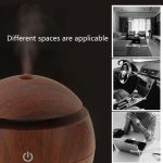 LM-X1 USB Rechargeable Wood Texture 3W Ultrasonic Aroma Air Humidifier - Image 10