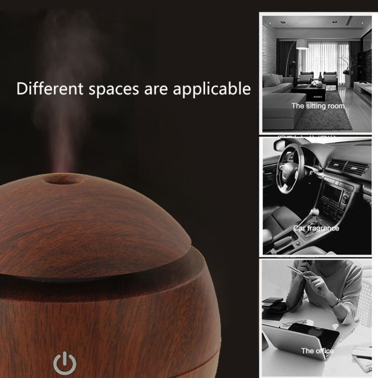 S-HC-2581_9 LM-X1 USB Rechargeable Wood Texture 3W Ultrasonic Aroma Air Humidifier - Image 10