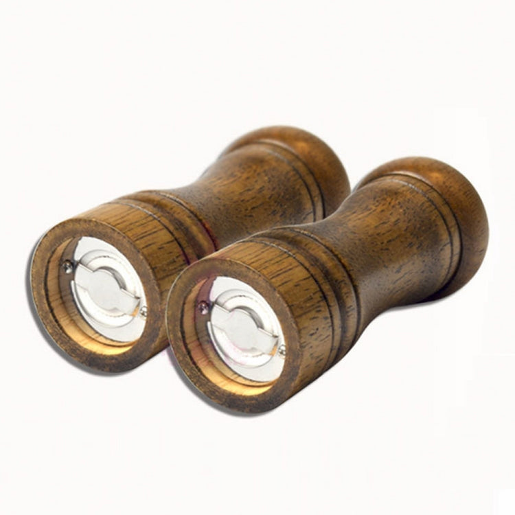 S-KA-0016B_4 8 inch Length Classical Wooden Pepper Spice Salt Mill Grinder Muller - Image 5