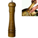 10 inch Length Classical Wooden Pepper Spice Salt Mill Grinder Muller