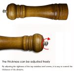 10 inch Length Classical Wooden Pepper Spice Salt Mill Grinder Muller - Image 6
