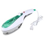 Handheld Garment Steamer Brush Portable Clothes Steam Iron, US Plug 110V(Green) - Image 2