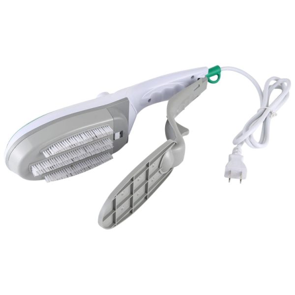 Handheld Garment Steamer Brush Portable Clothes Steam Iron, US Plug 110V(Green) - Image 3