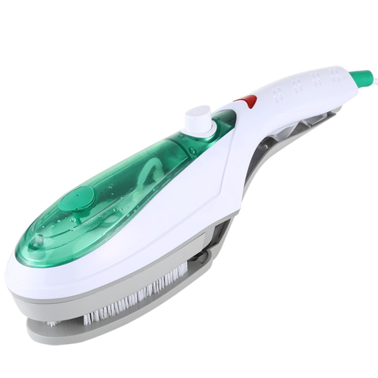 TBD0202517104A_1 Handheld Garment Steamer Brush Portable Clothes Steam Iron, EU Plug 220V(Green) - Image 2
