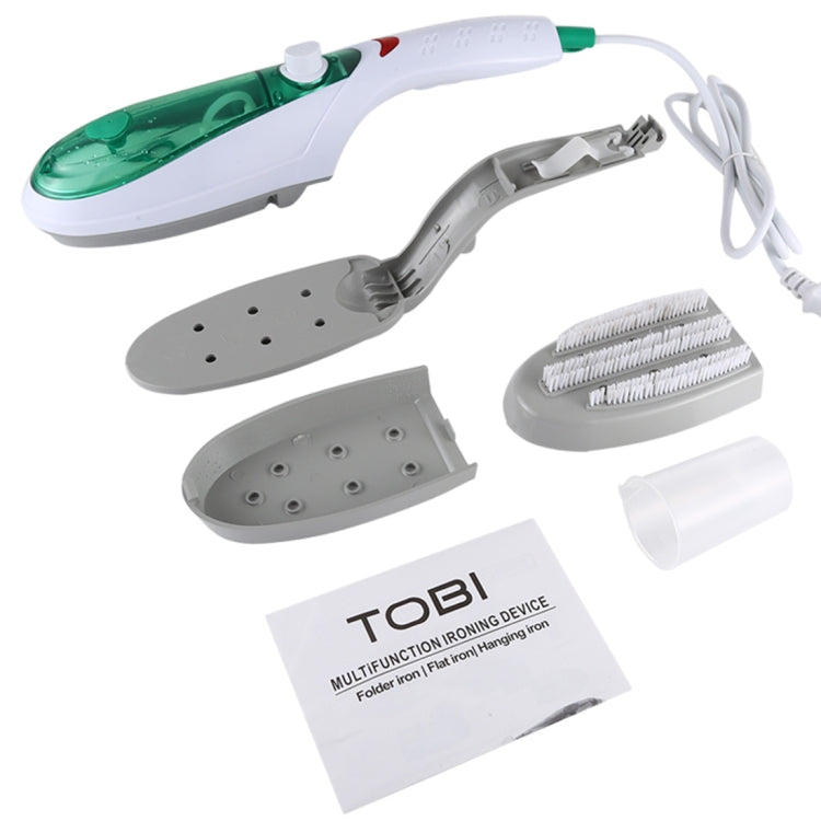 TBD0202517104A_4 Handheld Garment Steamer Brush Portable Clothes Steam Iron, EU Plug 220V(Green) - Image 5