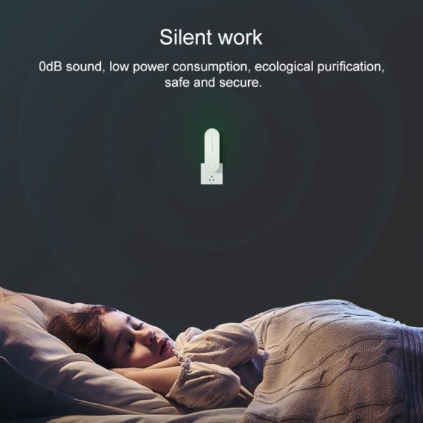 Mini Anion Air Purifier Smoke PM2.5 Remove Toilet Kitchen Air Purifier, Plug Type:US Plug(Black) - Image 8