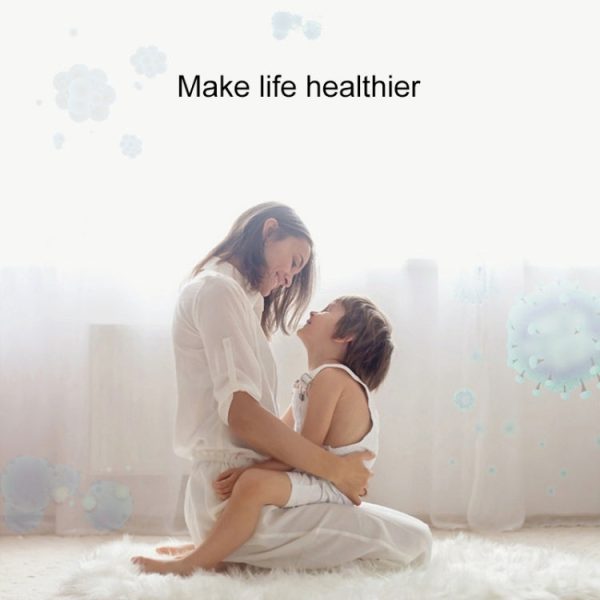 Mini Anion Air Purifier Smoke PM2.5 Remove Toilet Kitchen Air Purifier, Plug Type:US Plug(Black) - Image 10