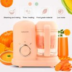 Multifunction Baby Food Cooking Maker Steamer Mixing Grinder Food Supplementary Machine EU Plug(Pink) - Image 5
