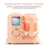 Multifunction Baby Food Cooking Maker Steamer Mixing Grinder Food Supplementary Machine EU Plug(Pink) - Image 7