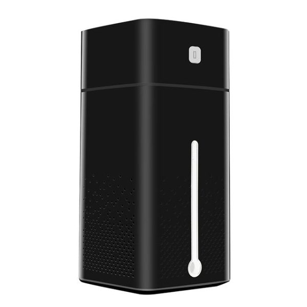 Ultrasonic Air Humidifier USB Essential Oil Aroma Diffuser LED Night Light Spray Mist Purifier, 1000ml(Black) - Image 1
