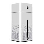 Ultrasonic Air Humidifier USB Essential Oil Aroma Diffuser LED Night Light Spray Mist Purifier, 1000ml(White)