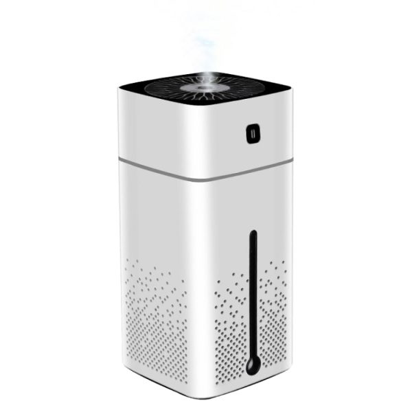 Ultrasonic Air Humidifier USB Essential Oil Aroma Diffuser LED Night Light Spray Mist Purifier, 1000ml(White) - Image 2