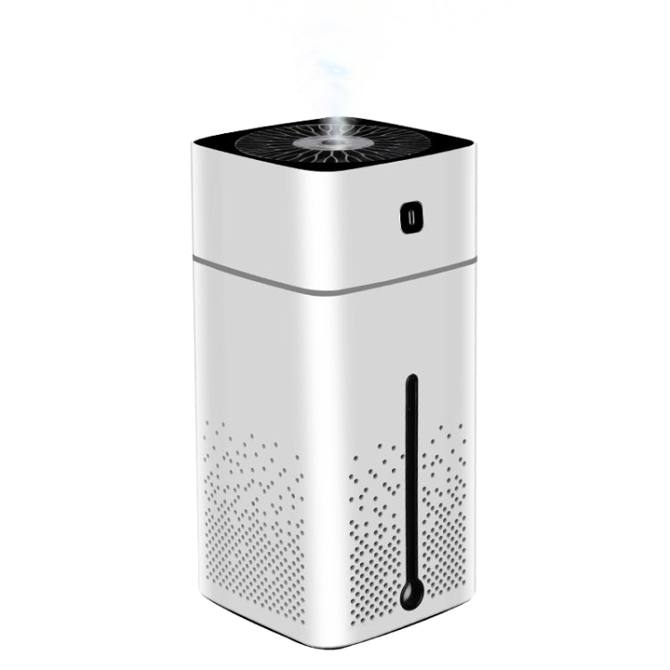 TBD0384285601B_1 Ultrasonic Air Humidifier USB Essential Oil Aroma Diffuser LED Night Light Spray Mist Purifier, 1000ml(White) - Image 2