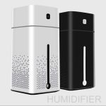 Ultrasonic Air Humidifier USB Essential Oil Aroma Diffuser LED Night Light Spray Mist Purifier, 1000ml(White) - Image 3