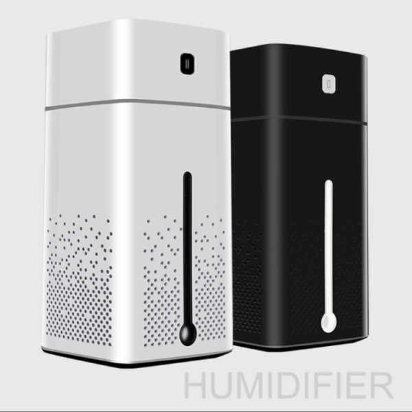 Ultrasonic Air Humidifier USB Essential Oil Aroma Diffuser LED Night Light Spray Mist Purifier, 1000ml(White) - Image 3