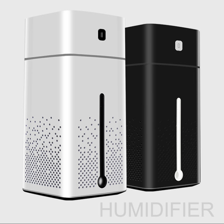 TBD0384285601B_2 Ultrasonic Air Humidifier USB Essential Oil Aroma Diffuser LED Night Light Spray Mist Purifier, 1000ml(White) - Image 3