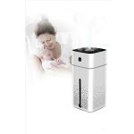 Ultrasonic Air Humidifier USB Essential Oil Aroma Diffuser LED Night Light Spray Mist Purifier, 1000ml(White) - Image 4