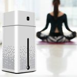 Ultrasonic Air Humidifier USB Essential Oil Aroma Diffuser LED Night Light Spray Mist Purifier, 1000ml(White) - Image 6
