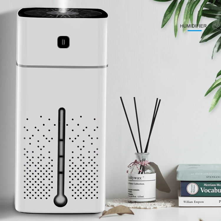 TBD0384285601B_6 Ultrasonic Air Humidifier USB Essential Oil Aroma Diffuser LED Night Light Spray Mist Purifier, 1000ml(White) - Image 7