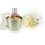 Portable Blender Electric Dough Cake Mixer Egg Whisk  Baking Whipping Cream Machine EU  Plug (Black) - Image 6
