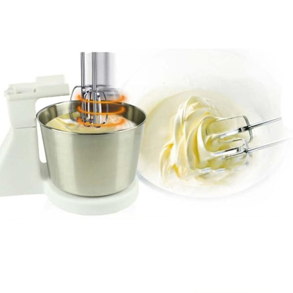 Portable Blender Electric Dough Cake Mixer Egg Whisk  Baking Whipping Cream Machine EU  Plug (Black) - Image 6
