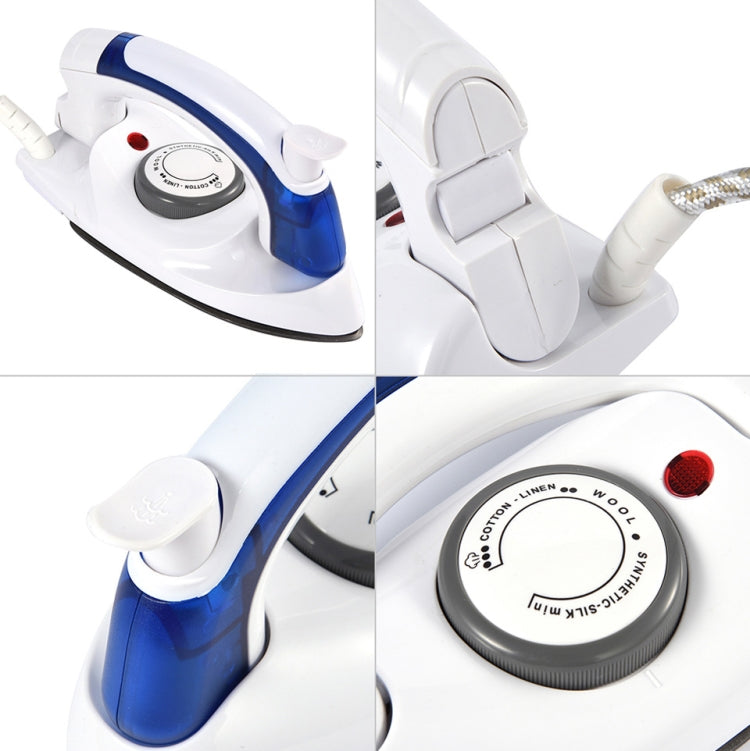 TBD0527975_5 Mini Portable Foldable Electric Steam Iron For Clothes With 3 Gears Teflon Baseplate Handheld Flatiron for Home Travelling - Image 6