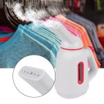 Mini Handheld Hanging Machine Dual-power Steam Brush Iron Garment Steamer(White + Black) - Image 4