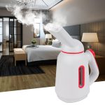 Mini Handheld Hanging Machine Dual-power Steam Brush Iron Garment Steamer(White + Black) - Image 5
