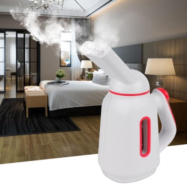 Mini Handheld Hanging Machine Dual-power Steam Brush Iron Garment Steamer(White + Black) - Image 5