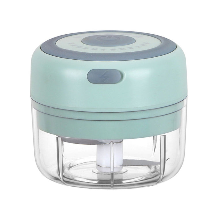 TBD0543459801B_1 Electrical USB Rechargeable Garlic Mixing Masher Complementary Food Masher Stainless Steel Crushing Garlic Peeling Device Wireless Mini Garlic Cutter(Green) - Image 2