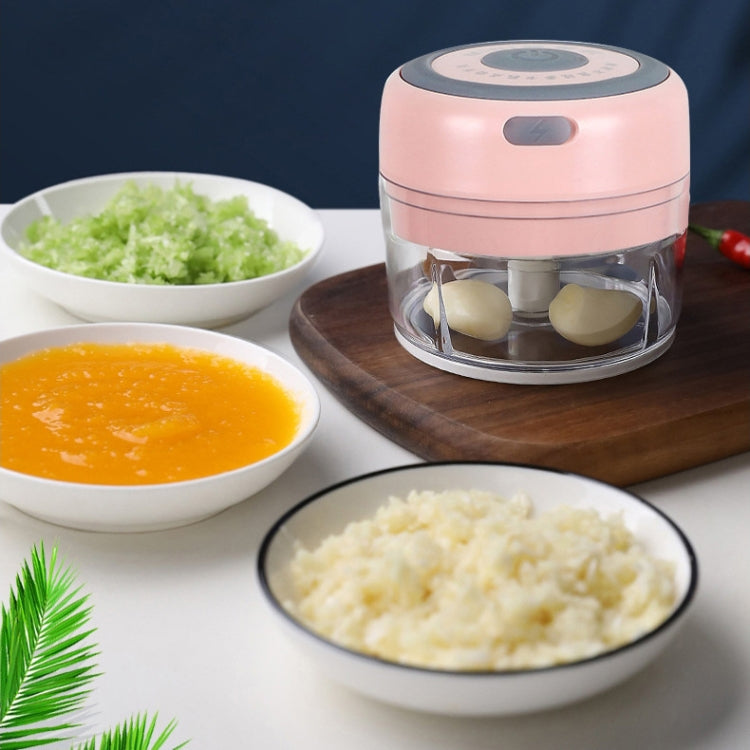 TBD0543459801_B1_bd1553d0-944e-4374-8df9-f66b29e7170f Electrical USB Rechargeable Garlic Mixing Masher Complementary Food Masher Stainless Steel Crushing Garlic Peeling Device Wireless Mini Garlic Cutter(Green) - Image 3