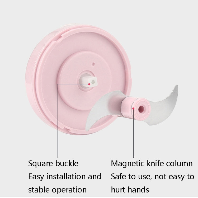 TBD0543459801_B2_9904d821-94d8-4a31-ac31-ad4b73203664 Electrical USB Rechargeable Garlic Mixing Masher Complementary Food Masher Stainless Steel Crushing Garlic Peeling Device Wireless Mini Garlic Cutter(Green) - Image 4