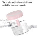 Electrical USB Rechargeable Garlic Mixing Masher Complementary Food Masher Stainless Steel Crushing Garlic Peeling Device Wireless Mini Garlic Cutter(Green) - Image 6