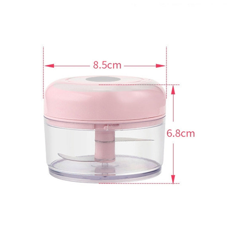 TBD0543459801_B5_80df5fdf-f757-47a7-9e79-bffc98a949a4 Electrical USB Rechargeable Garlic Mixing Masher Complementary Food Masher Stainless Steel Crushing Garlic Peeling Device Wireless Mini Garlic Cutter(Green) - Image 7