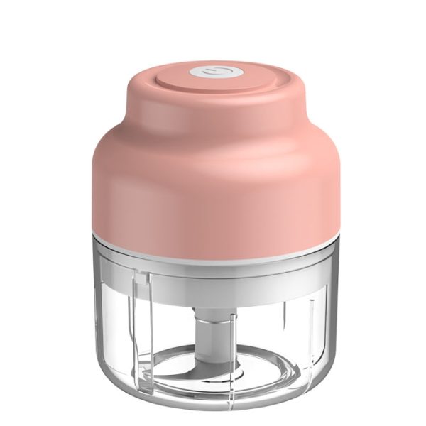 Wireless USB Charging Garlic Machine Baby Food Supplement Machine, Style:100ml Twisted Meat(Pink) - Image 2