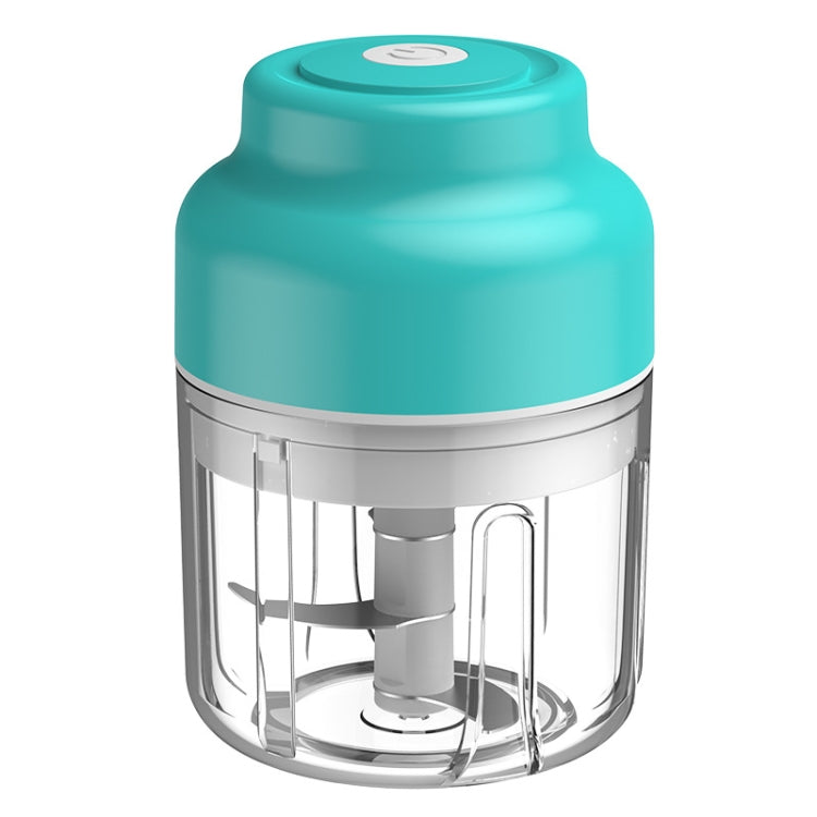 TBD0543669603B_1 Wireless USB Charging Garlic Machine Baby Food Supplement Machine, Style:250ml Twisted Meat(Blue) - Image 2