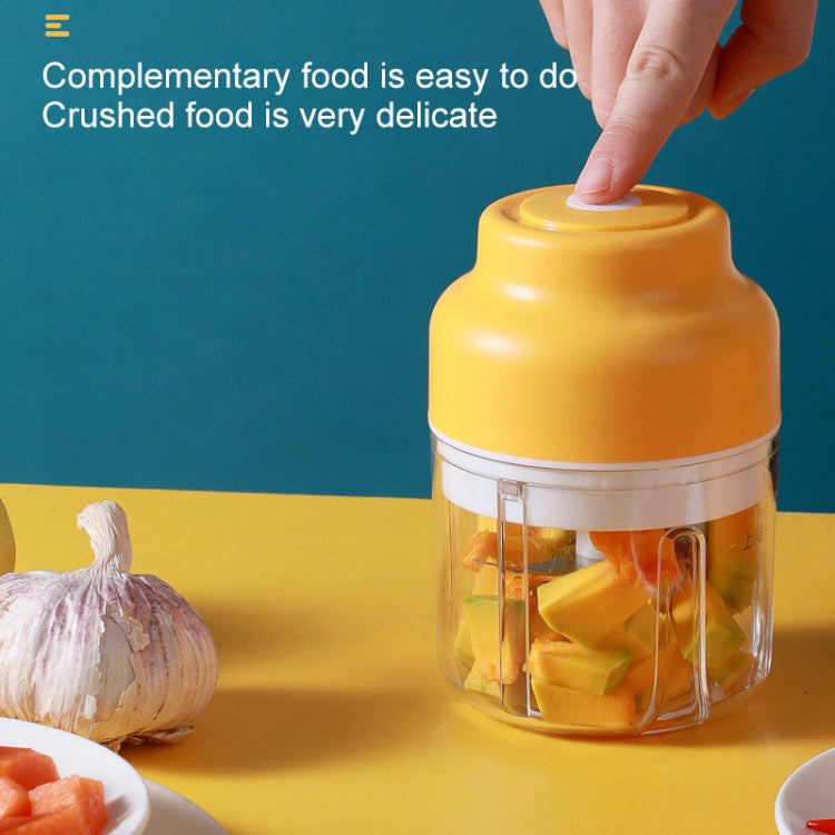 TBD0543669605B_3 Wireless USB Charging Garlic Machine Baby Food Supplement Machine, Style:100ml Small Power(Blue) - Image 4
