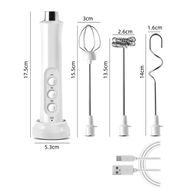 TBD0547876201_B5_7b3eb663-55aa-4186-888d-32dc7baf6f8e Whisk Household Electric Baking Mini Wireless Hand-Held Charging Stirrer Milk Frother(Black) - Image 6