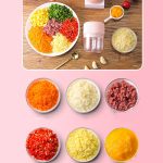 Household Vegetable Cutting Electric USB Garlic Masher Baby Mini Cooking Machine Baby Food Supplement Machine, Style:250ml(White) - Image 11