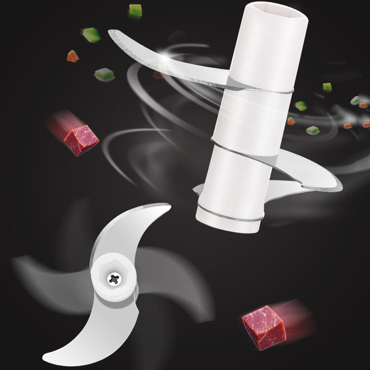 TBD0547877302_B4_e9f7974c-04b5-44b3-bf3a-97cfd68cf085 Household Vegetable Cutting Electric USB Garlic Masher Baby Mini Cooking Machine Baby Food Supplement Machine, Style:250ml(White) - Image 5