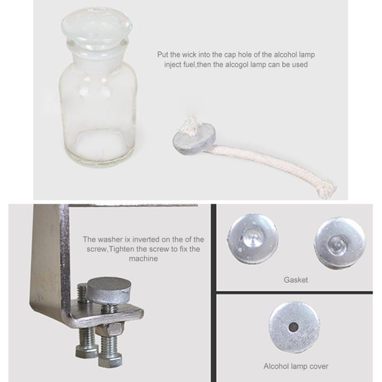 TBD055148901A_6 Manual Peanut Nuts Seeds Oil Press Expeller Oil Extractor Machine(Silver) - Image 7