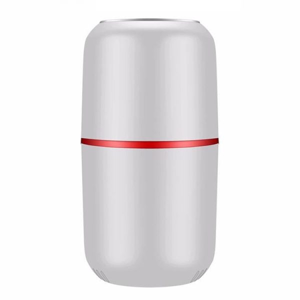 Electric Small Grinder Household Seasoning Miscellaneous Grains Chinese Medicine Coffee Grinder 110V US Plug (White) - Image 2