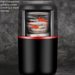 Electric Small Grinder Household Seasoning Miscellaneous Grains Chinese Medicine Coffee Grinder 110V US Plug (White) - Image 8