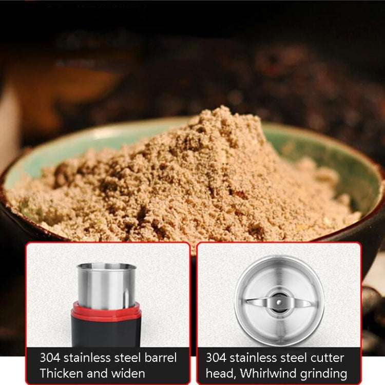 TBD0562970105_B8 Electric Small Grinder Household Seasoning Miscellaneous Grains Chinese Medicine Coffee Grinder 110V US Plug (White) - Image 10