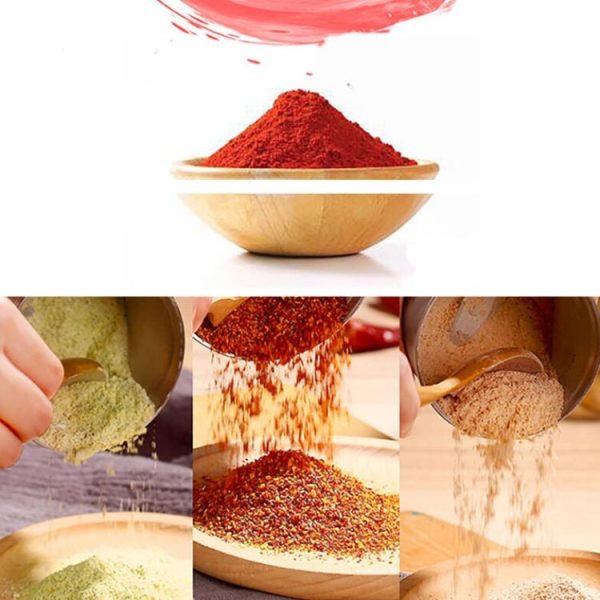 Electric Small Grinder Household Seasoning Miscellaneous Grains Chinese Medicine Coffee Grinder 110V US Plug (White) - Image 11