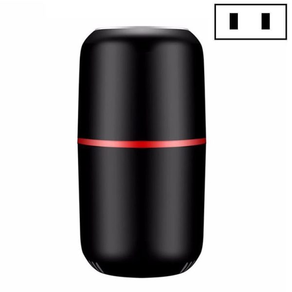 Electric Small Grinder Household Seasoning Miscellaneous Grains Chinese Medicine Coffee Grinder 110V US Plug (Black) - Image 1