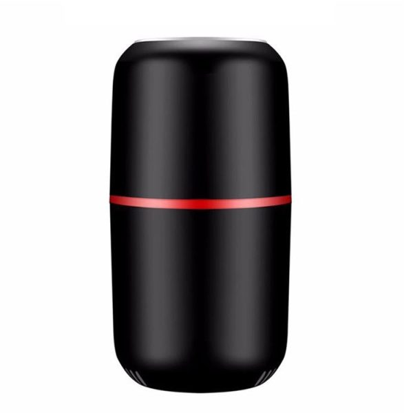 Electric Small Grinder Household Seasoning Miscellaneous Grains Chinese Medicine Coffee Grinder 110V US Plug (Black) - Image 2