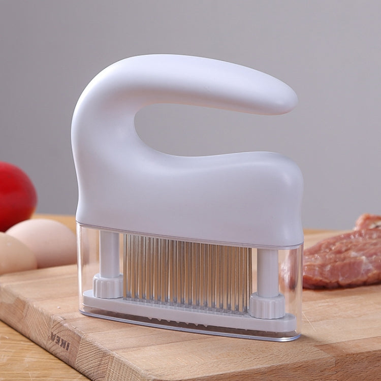TBD0563184801_B1 Stainless Steel Tenderloin Meat Knocking Meat Needle 48-Pin Household Kitchen Rib Breaker(White) - Image 2