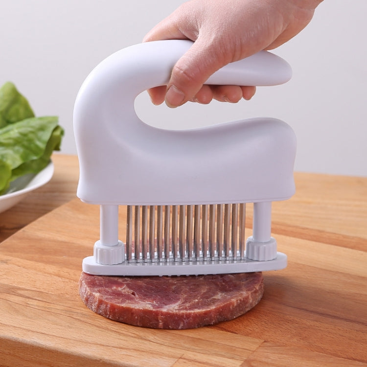 TBD0563184801_B6 Stainless Steel Tenderloin Meat Knocking Meat Needle 48-Pin Household Kitchen Rib Breaker(White) - Image 7
